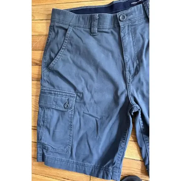 Men's St John’s Bay Cargo Shorts Set - Navy & Khaki - Picture 3 of 6